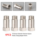 45mm M18x1.5 Bung Fix Check Engine Light Eliminator Oxygen O2 Sensor Adapter-13