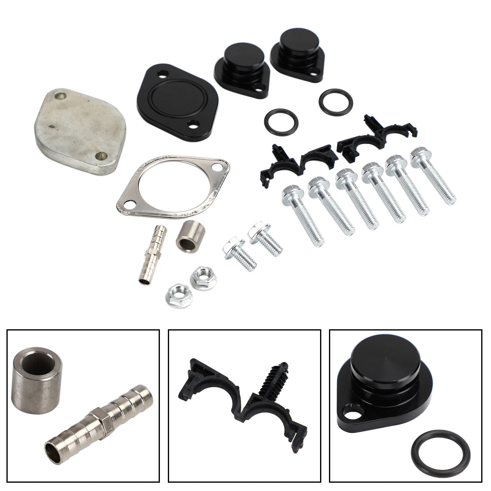 Ford 2008–2010 F250 F350 F450 F550 6,4 l Powerstroke Turbodiesel Ventilkühler Kit - 0