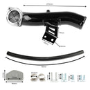 Kit de suppression de la recirculation des gaz d'échappement (EGR) avec coude d'admission à haut débit pour GMC Sierra 2500 3500 HD 6,6 L V8 Diesel Turbo Duramax LLY (5/2004-2005)-2
