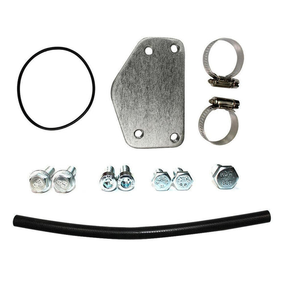 Kit de suppression de la recirculation des gaz d'échappement (EGR) avec coude d'admission à haut débit pour GMC Sierra 2500 3500 HD 6,6 L V8 Diesel Turbo Duramax LLY (5/2004-2005)