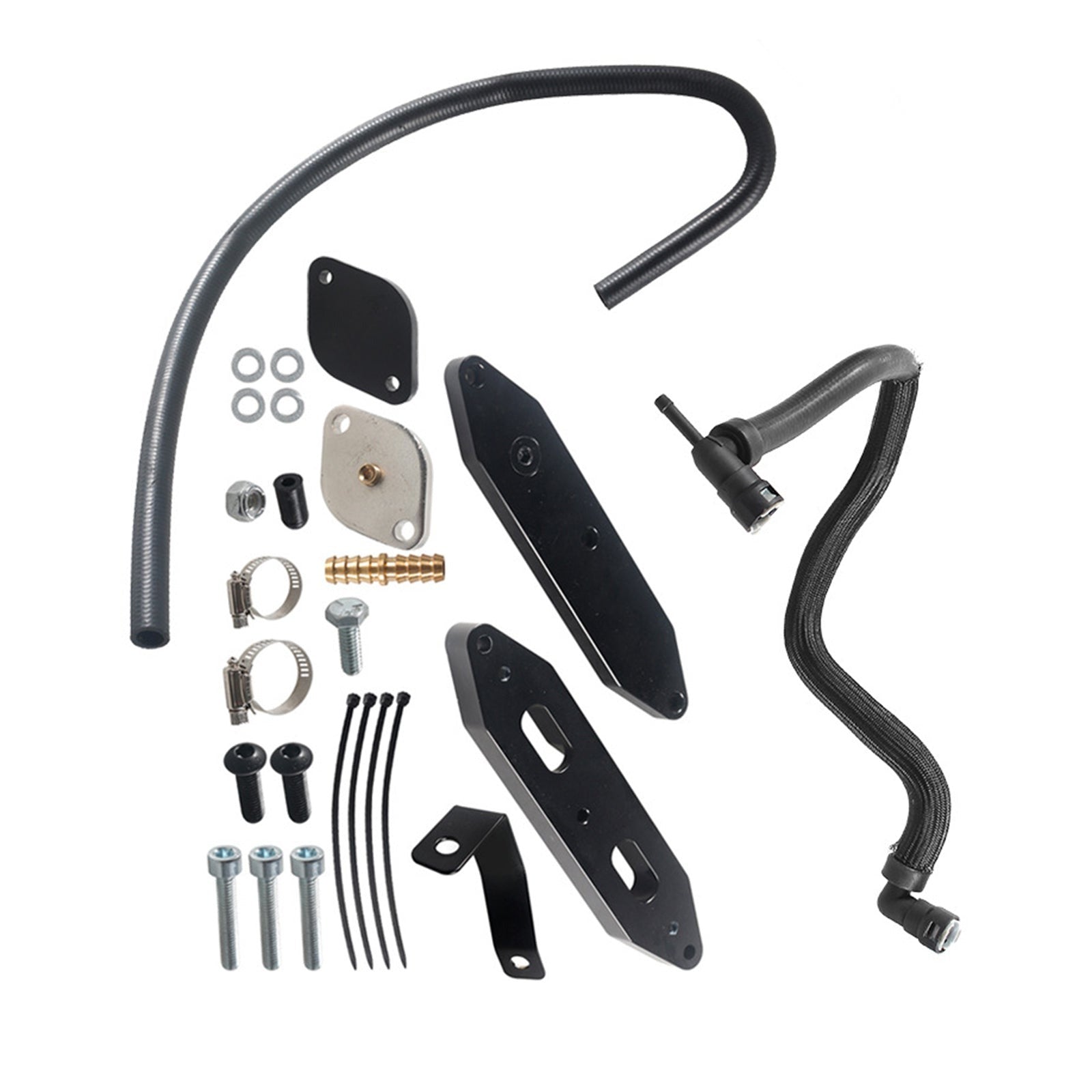 Ford 2011-2023 F-250 F-350 F-450 F-550 Super Duty 6.7L Powerstroke Diesel EGR Delete Kit w/Radiating pipe