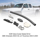 Kit de suppression de refroidisseur de vanne EGR Duramax pour GMC Sierra Leone 2500 3500 6,6 L LLY 2004.5-2005-5