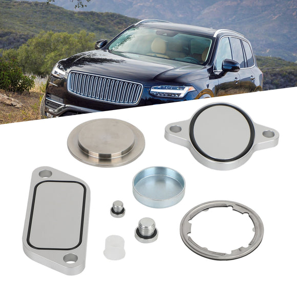 Volvo Peterbilt Mack Freightliner 2007-2010 ISX CM871 Aluminum EGR Plug Kit Stage 2 Plates and Plugs