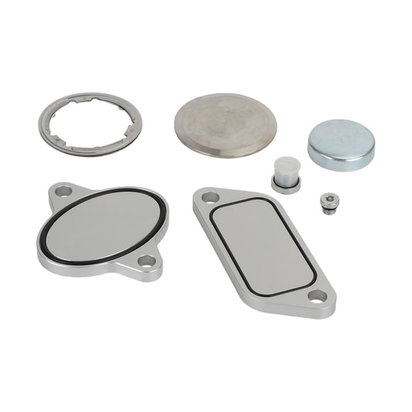 Volvo Peterbilt Mack Freightliner 2007-2010 ISX CM871 Aluminum EGR Plug Kit Stage 2 Plates and Plugs