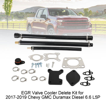 Kit de suppression du refroidisseur de vanne EGR pour Chevy GMC Duramax Diesel 6.6 L5P (2017-2023) - 0