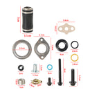 Ensemble de joints de collecteur d'admission de refroidisseur EGR avec tuyau pour Ford 6.0 6.0L F250 F350 2003-2010-2