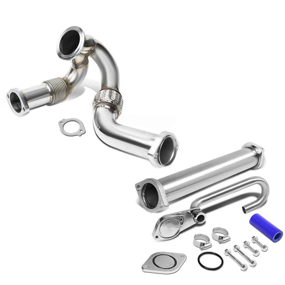 Kit de suppression de la recirculation des gaz d'échappement (EGR) avec tuyau en Y pour Ford Excursion 6.0L V8 Diesel (2003-2005)