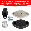 Kit de suppression de vanne EGR et de refroidisseur pour Ford F-150 3.0L Powerstroke Diesel 2018-2019-6