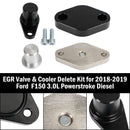 Kit de suppression de vanne EGR et de refroidisseur pour Ford F-150 3.0L Powerstroke Diesel 2018-2019-2