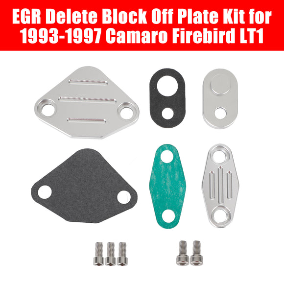Kit de plaque de blocage de suppression EGR pour Camaro Firebird LT1 1993-1997