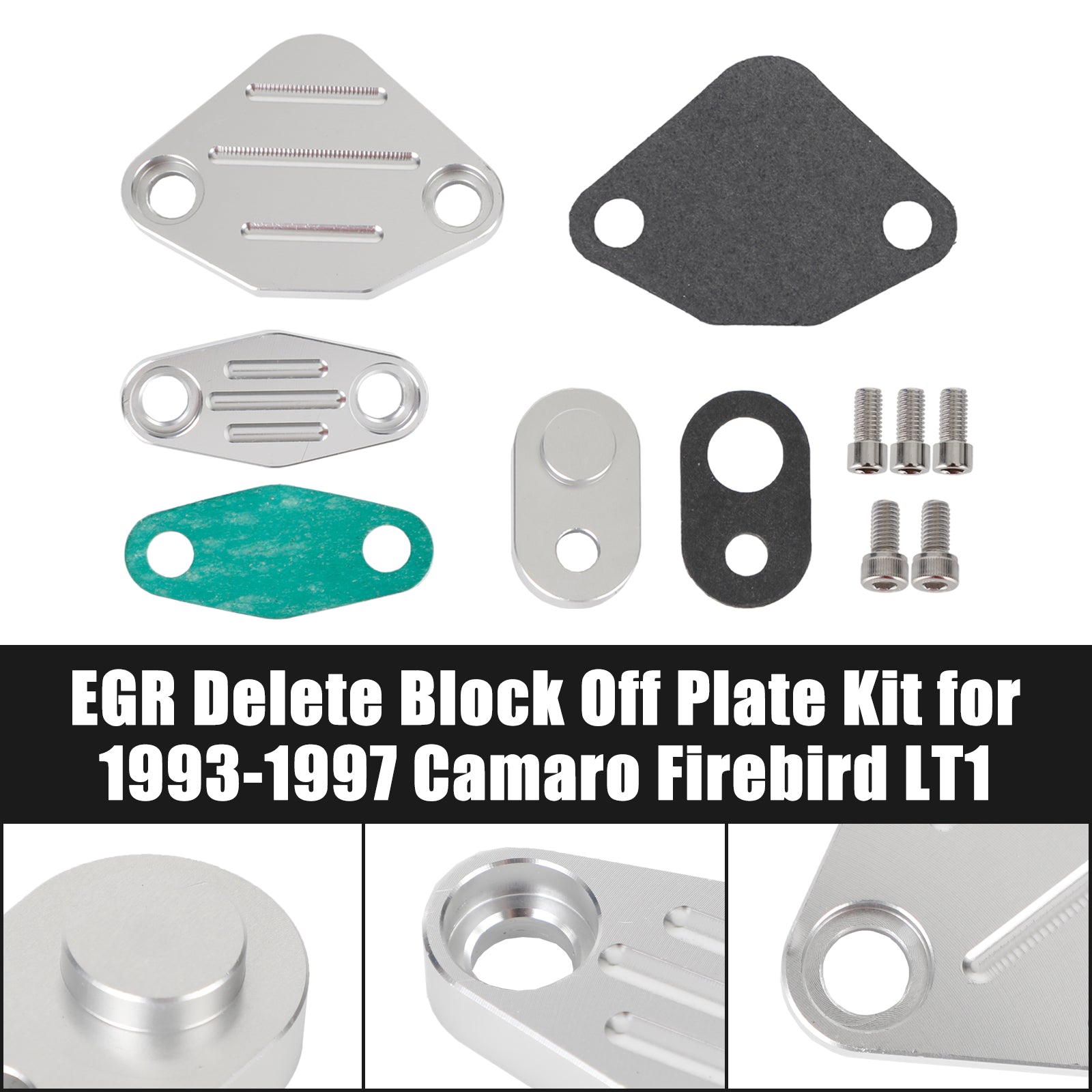 Camaro 1993-1997 Firebird LT1 EGR Delete Block Off Plate Kit