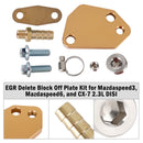 Kit de plaque de blocage de suppression EGR DISI CX-7 2,3 L-2