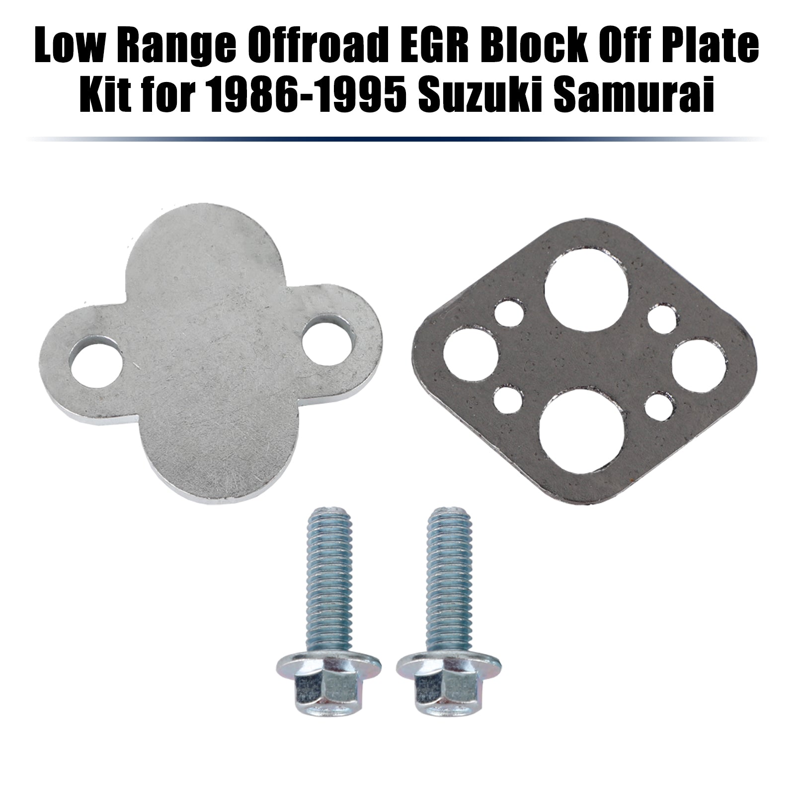 Suzuki 1986-1995 Samurai Low Range Offroad EGR Block Off Plate Kit