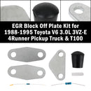 Toyota 1988-1995 Pickup V6 3,0 l 3VZ-E Motoren EGR Block Off Plate Kit-2