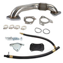 Kit de suppression et de refroidissement EGR avec tuyau de montée pour Chevrolet Silverado 2500HD 3500HD 6,6 L 2011-2015-1