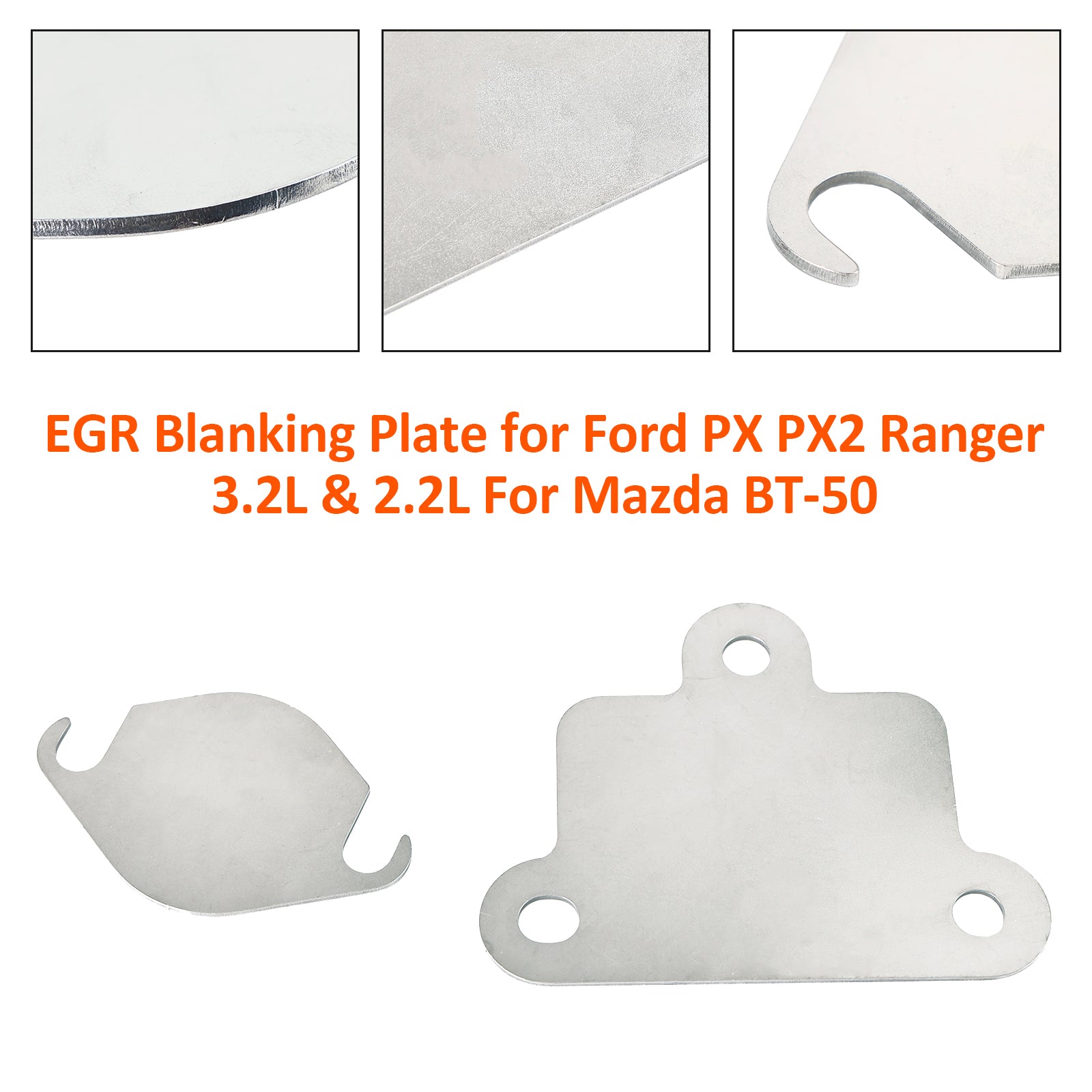 Ford PX PX2 Ranger 3.2L & 2.2L EGR Delete Block Off Plate
