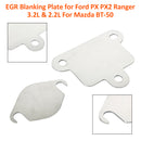 Plaque de blocage de suppression EGR pour moteurs Mazda BT-50 2,2 L 4 cylindres et 3,2 L 5 cylindres-8