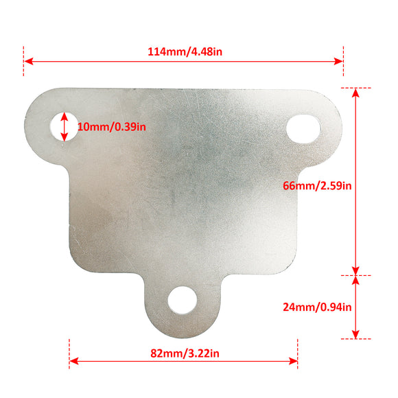 Plaque de blocage de suppression EGR pour moteurs Mazda BT-50 2,2 L 4 cylindres et 3,2 L 5 cylindres