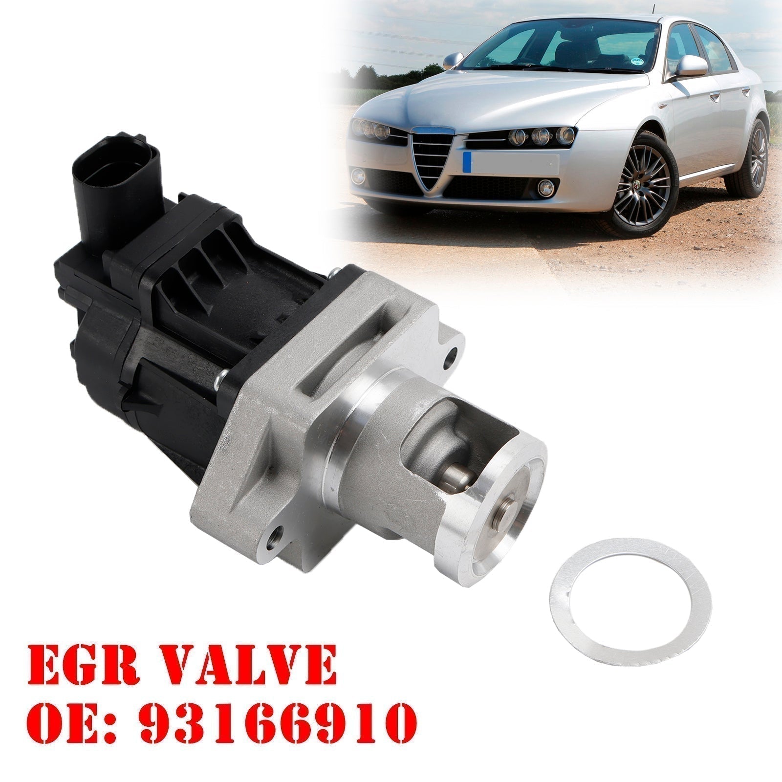 Lancia 2008–2014 Delta 1.6 D Multijet 93166910 71749240 AGR-Ventil