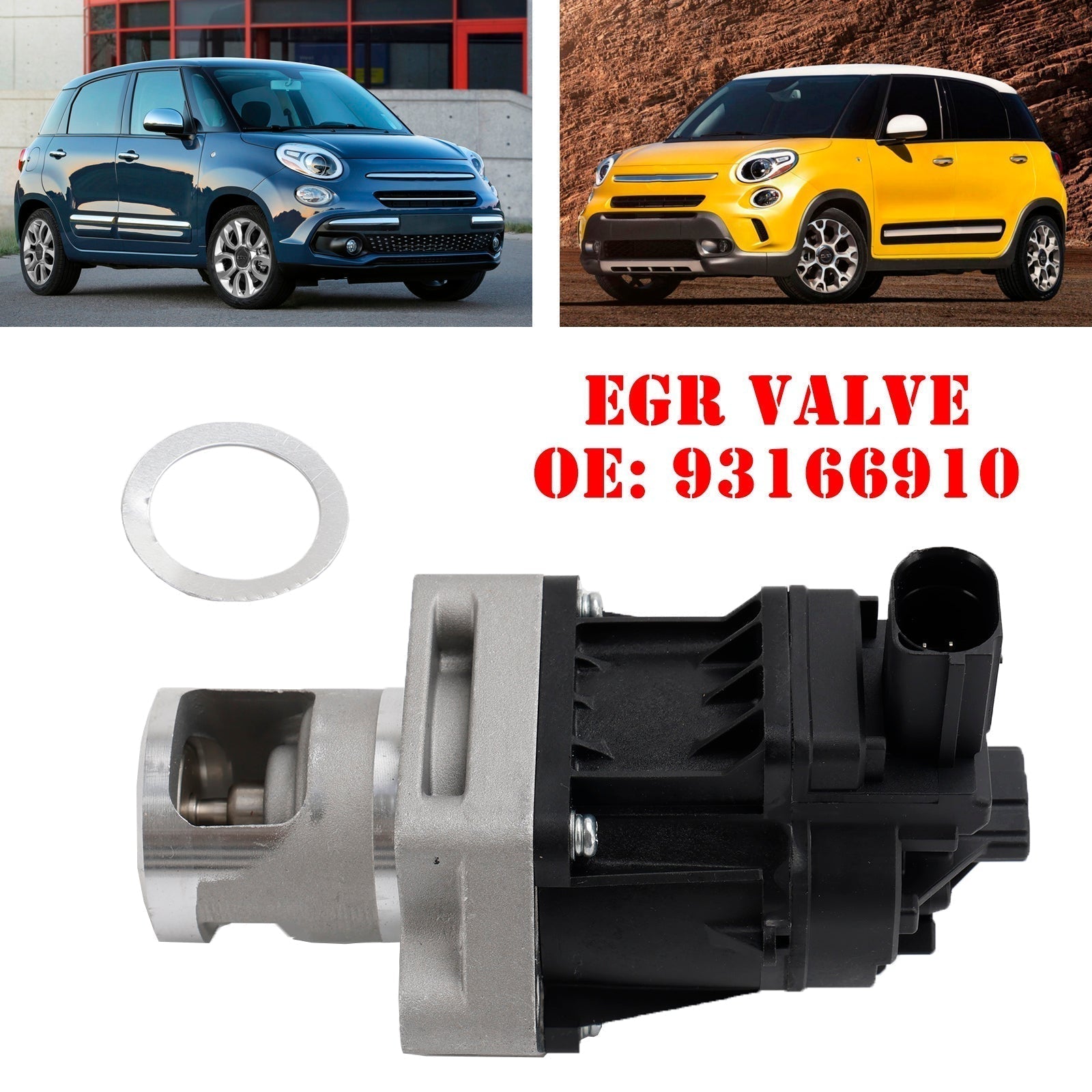 Fiat 2014-2018 500X 1.4 1.6 D 2.0 Multijet 93166910 71749240 EGR Valve