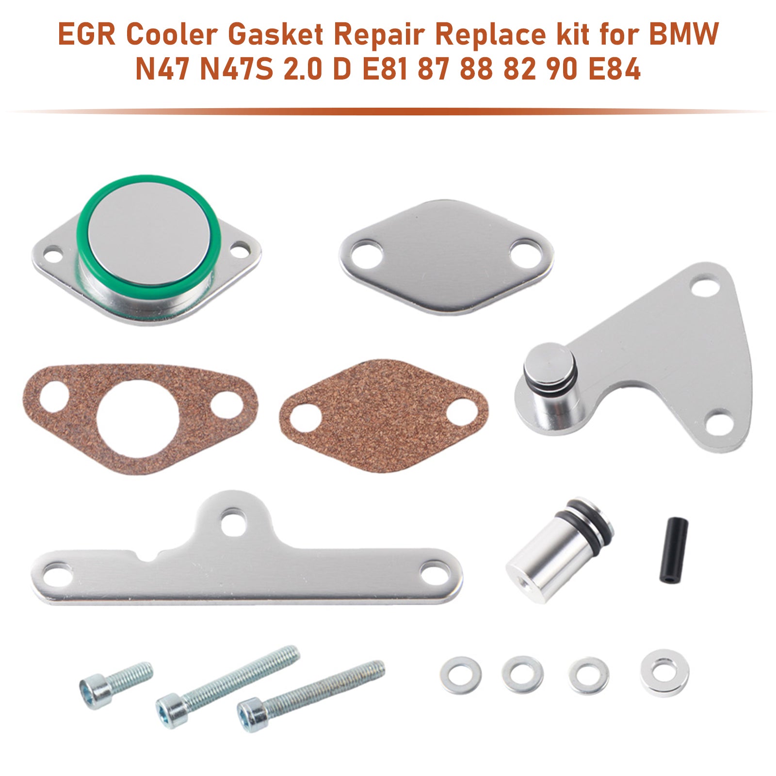 BMW N47 N47S 2.0 D E81 87 88 82 90 E84 EGR Cooler Gasket Repair Replace Kit