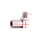 O2 Sauerstoff Sensor Extender Spacer 90 Grad abgewinkelt 02 Bung Verlängerung M18X 1,5-2
