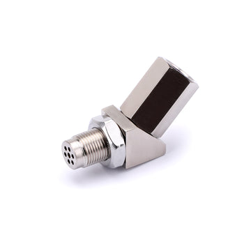 M18 X 1.5 135 Degree CEL O2 Oxygen Sensor Adapter Extender Catalytic Converter - 0