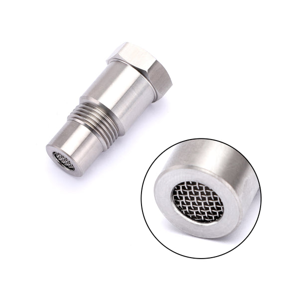 Lot de 2 entretoises de capteur d'O2 M18 x 1,5 pour voyant de contrôle du moteur CEL avec convertisseur catalytique