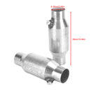 Convertisseur catalytique universel 2X 2,5" 425250 en acier inoxydable à haut débit-2