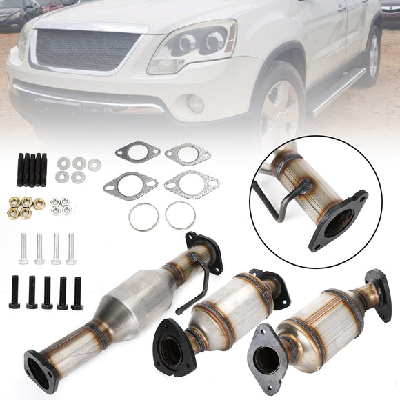 GMC 2007–2017 Acadia 3,6 l 6 Zylinder, alle 3 links, rechts, hinten, Katalysator 16547 16548