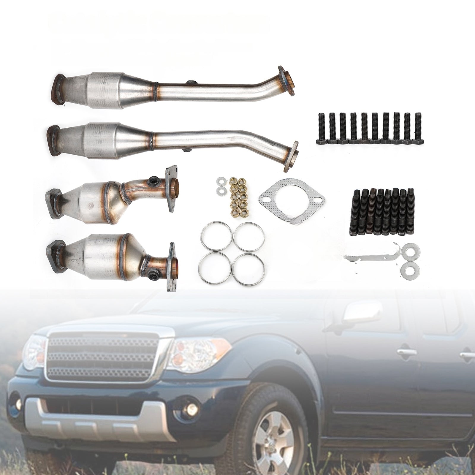 VCarPart Nissan 2012 NV2500/NV3500 4.0L 4-teiliges Katalysator-Set