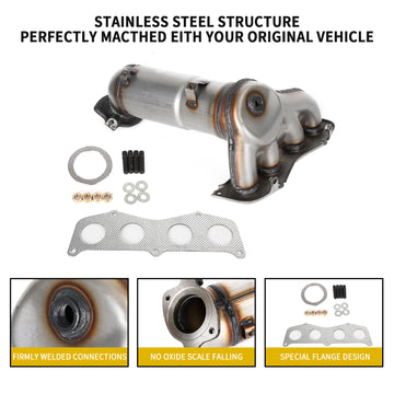 674050 Toyota Camry 2007-2009 2362CC l4 GAS DOHC Naturally Aspirated Catalytic Converter W/Gasket - 0