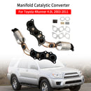 Pair Exhaust Catalytic Converter For 03-11 Toyota FJ Cruiser/4Runner/Tacoma 4.0L-6