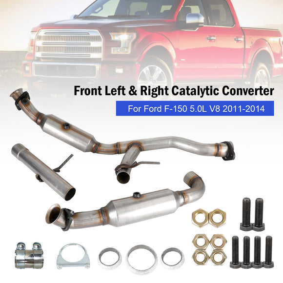 Convertisseur catalytique côté conducteur et passager pour Ford F-150 5.0 V8 2011-2014