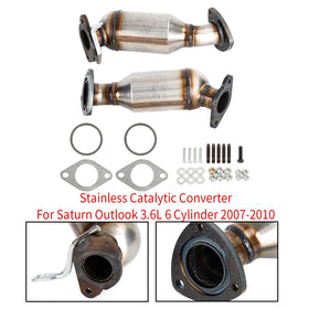 Front Driver & Passenger Catalytic Converter for Saturn 2007-2010 Outlook 3.6L 6 Cylinder - 0
