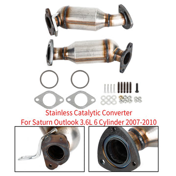 Catalyseur avant conducteur et passager pour Saturn Outlook 3,6 L 6 cylindres (2007-2010) - 0