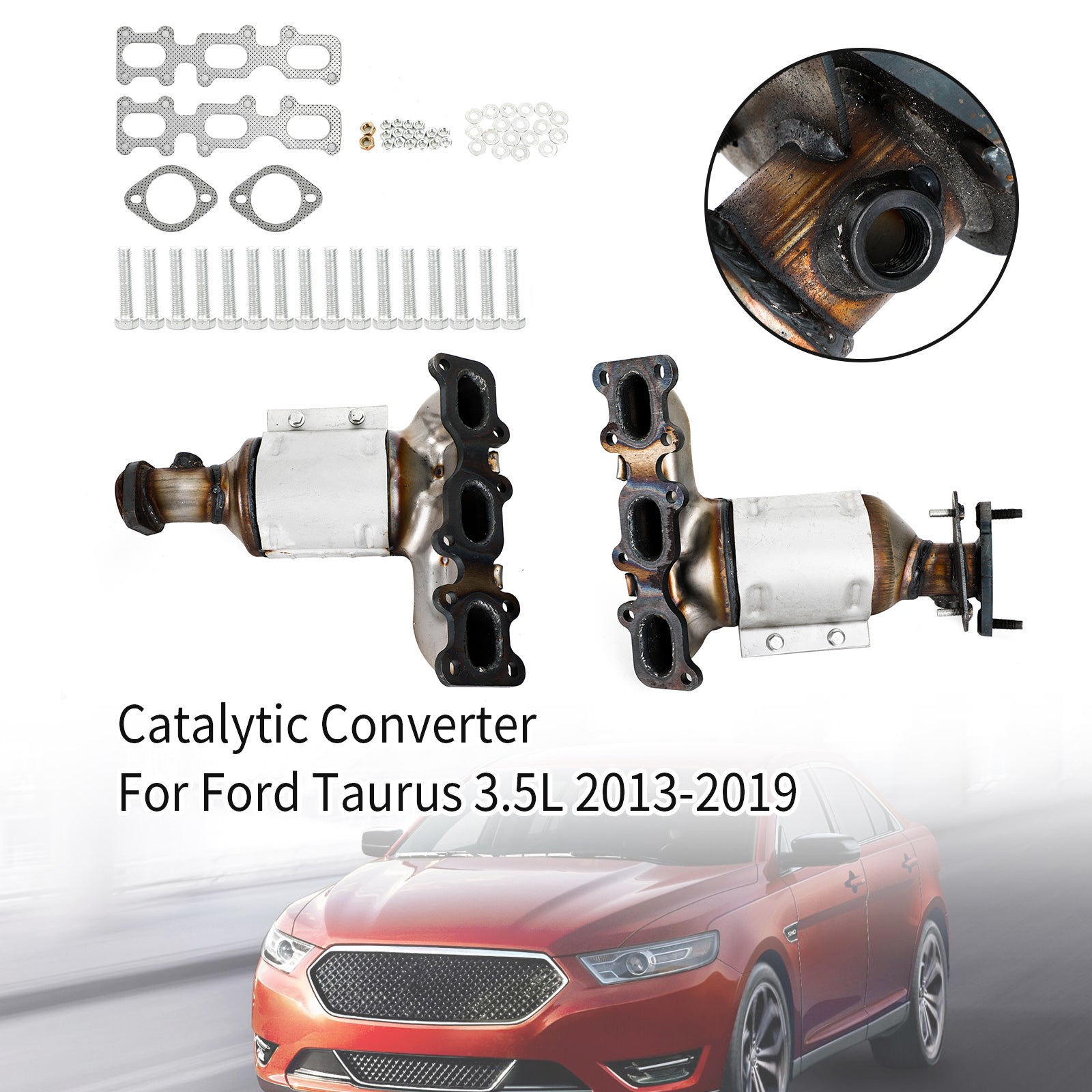 Ford 2013-2019 Explorer 3,5 l 2-teiliger Frontkatalysator