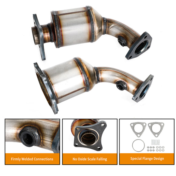 Convertisseur catalytique avant gauche et droit pour Nissan Murano S 6 cylindres 3,5 L 2003-2007 (16222 et 16221)