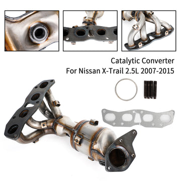 Nissan 2007-2015 X-Trail 2.5L 641428 Front Catalytic Converter Exhaust Manifold - 0