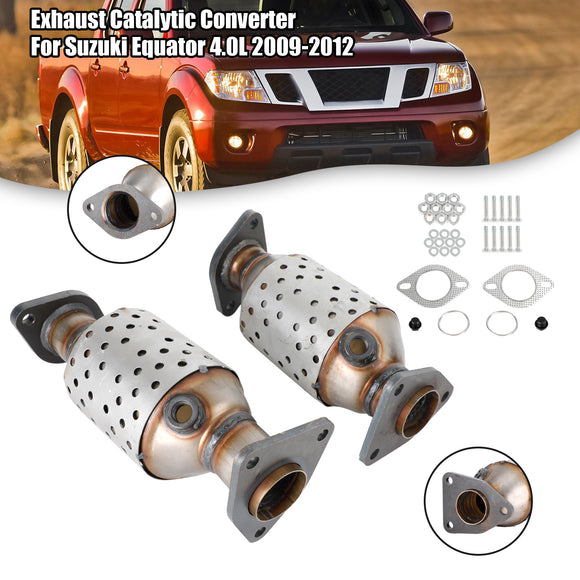 Convertisseur catalytique avant conducteur et passager pour Suzuki Equator 4.0L 2009-2012