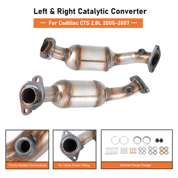 Ensemble de convertisseurs catalytiques gauche et droit Cadillac CTS 2,8 L 3,6 L 16544 16546 2005-2007 - 0