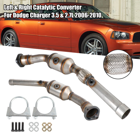 Convertisseurs catalytiques gauche et droit pour Dodge Charger 2,7 L et 3,5 L (2006-2010)
