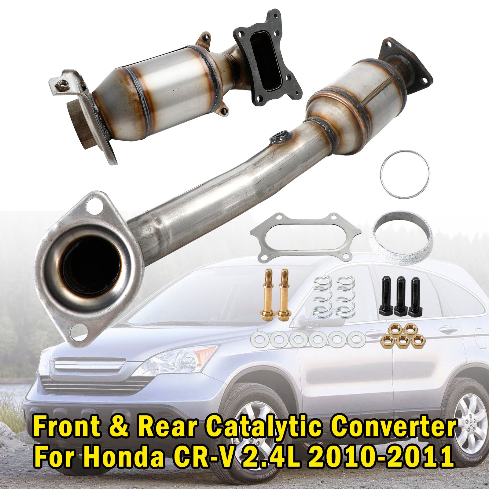 Honda CR-V 2.4L 2010-2011 Katalysator vorn und hinten