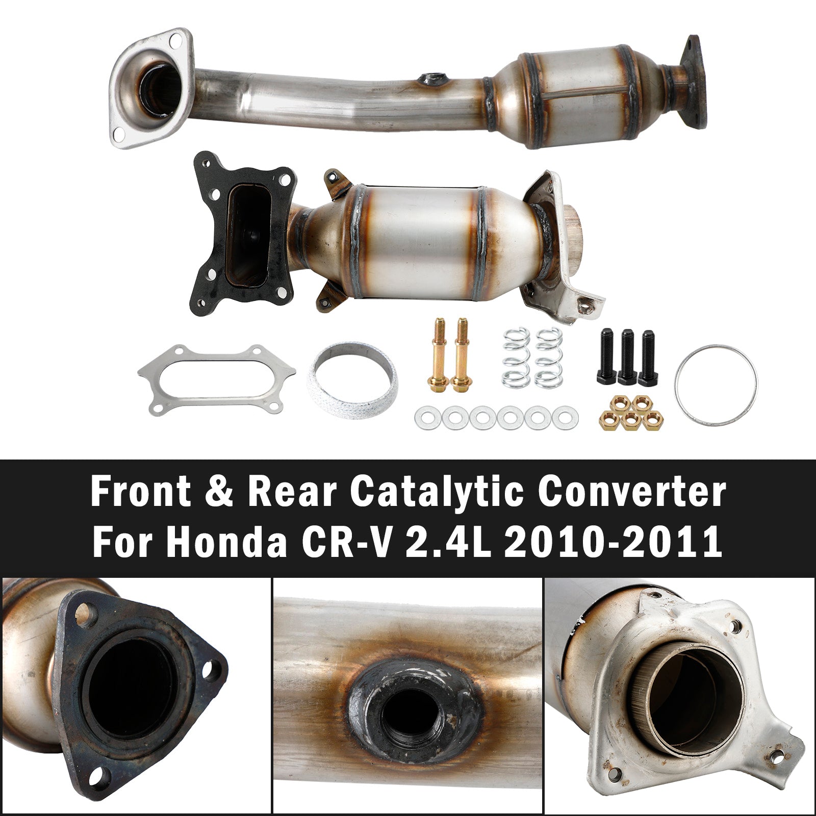 Honda CR-V 2.4L 2010-2011 Front & Rear Catalytic Converter