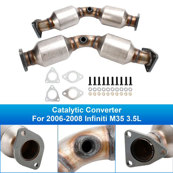Convertisseur catalytique avant gauche et droit Infiniti M35 3.5L 16197 16198 2006-2008