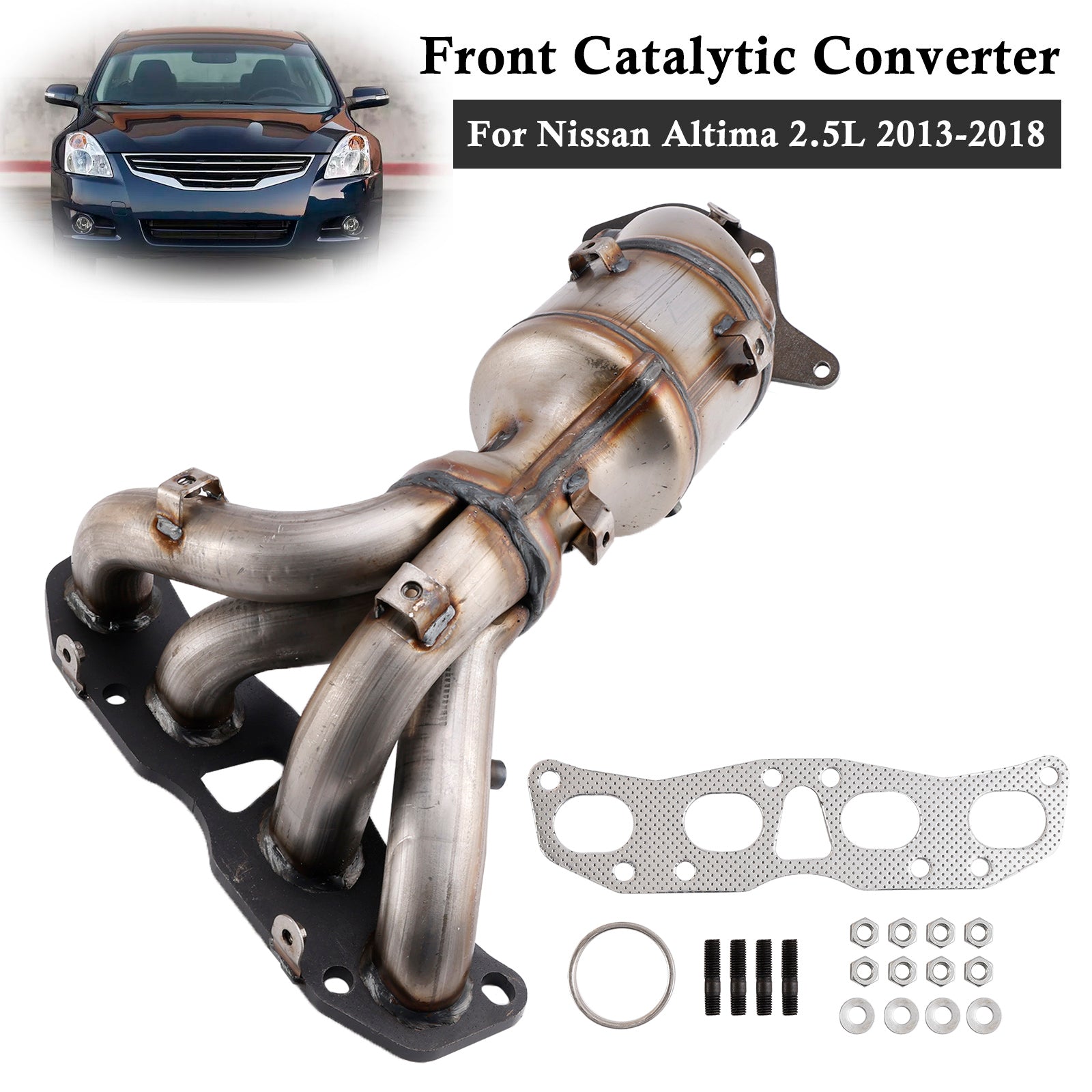 Front Catalytic Converter Direct Fit For Nissan Altima 2.5L 2013-2018