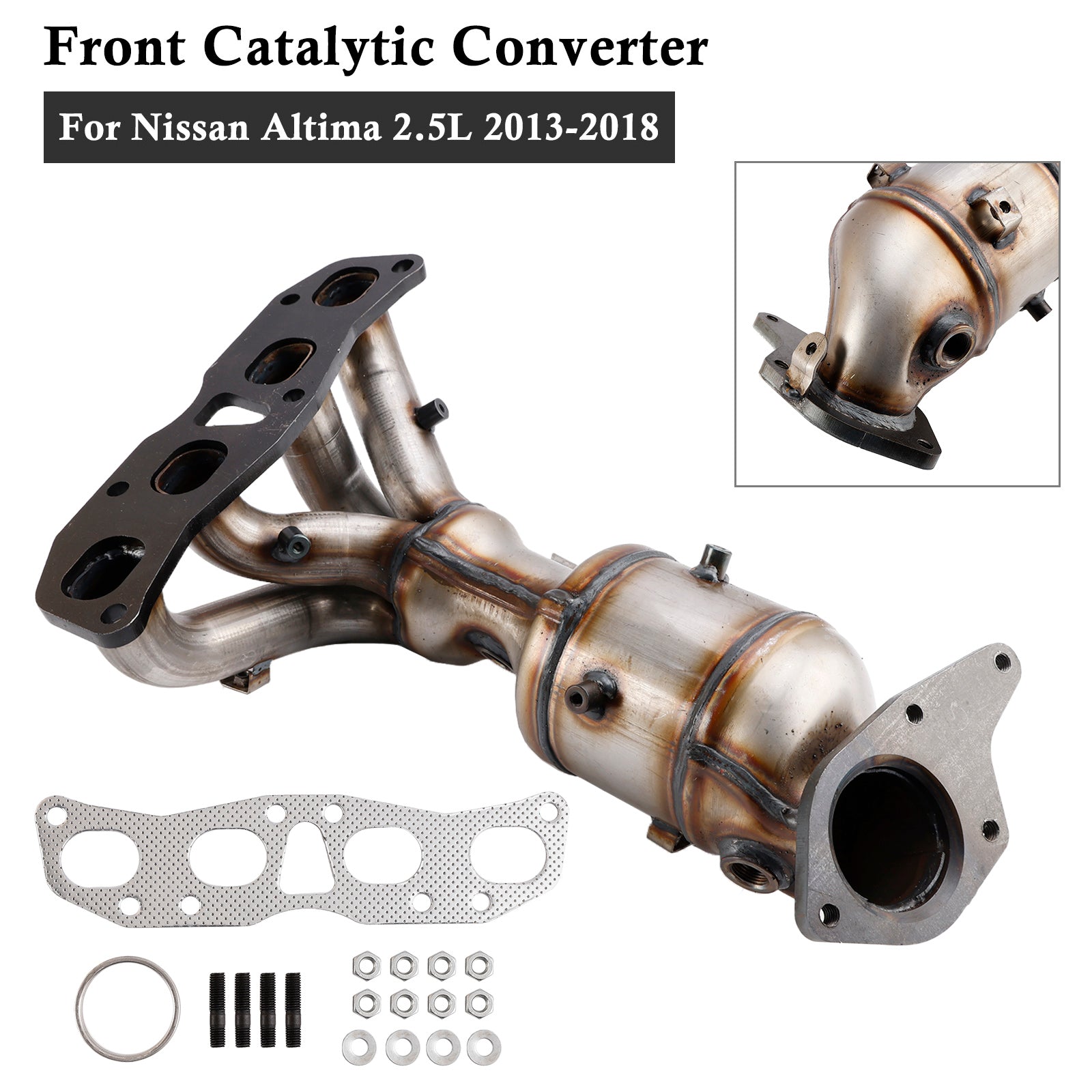 Front Catalytic Converter Direct Fit For Nissan Altima 2.5L 2013-2018