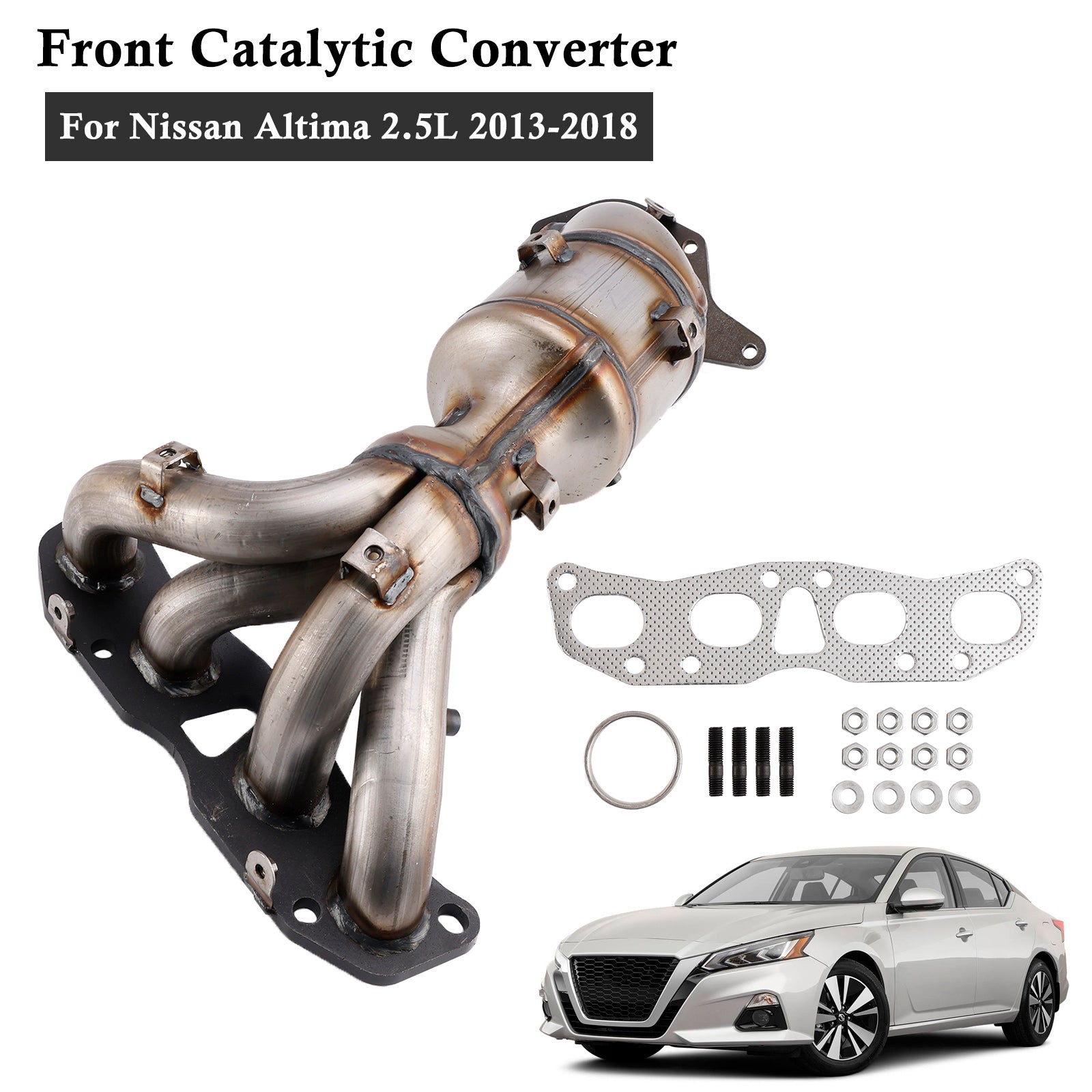 Front Catalytic Converter Direct Fit For Nissan Altima 2.5L 2013-2018