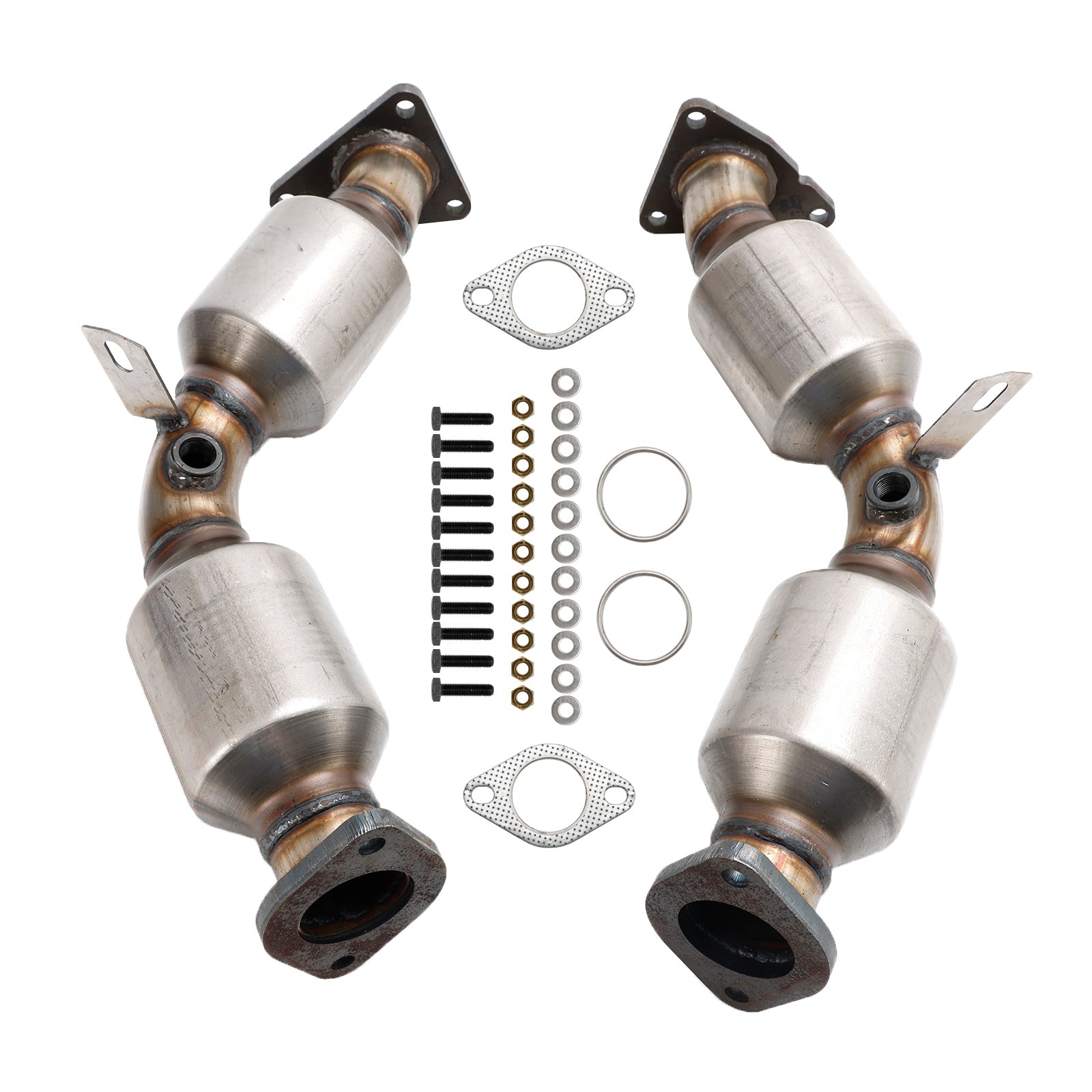 Infiniti 2008-2013 G37 3.7L 12H5484 12H5485 Catalytic Converters Front Both Sides