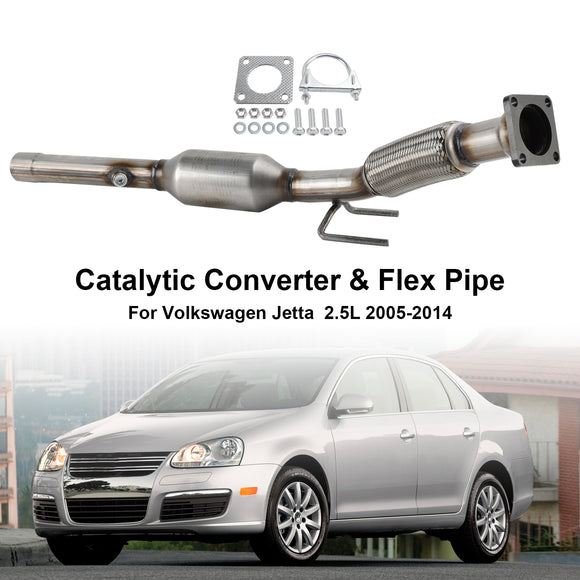 Volkswagen 2005-2014 Jetta 2.5L Catalytic Converter & Flex Pipe 947649